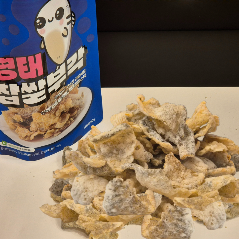 속초몰,저당 명태찹쌀부각 황태껍질튀각