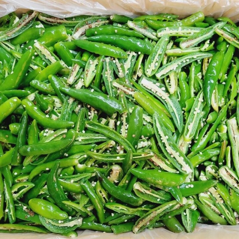 속초몰,국내산 냉동 청양고추 슬라이스 절개 반절 6kg