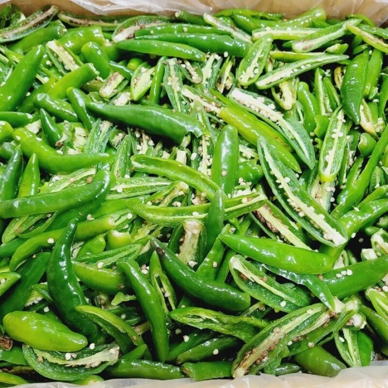국내산 냉동 청양고추 슬라이스 절개 반절 6kg